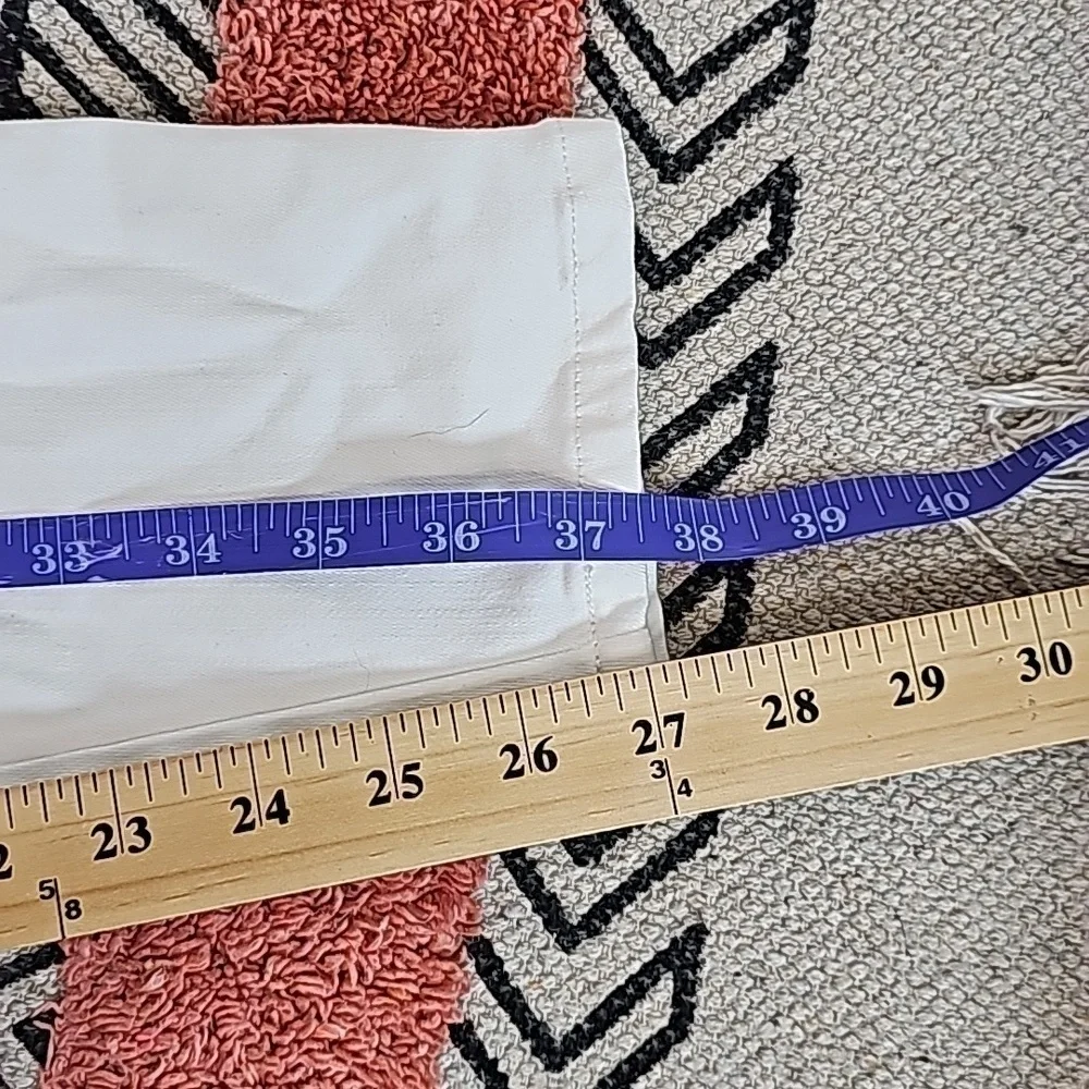 SPANX Ankle Skinny Jeans in White, sz 1x